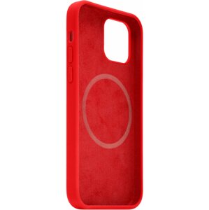 Telefon tok FIXED MagFlow Apple iPhone 12/12 Pro piros MagSafe tok
