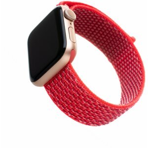 Szíj FIXED Nylon Strap Apple Watch 42/44/45/Ultra 49mm okosórához - sötét rózsaszín