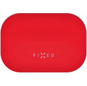 Fülhallgató tok FIXED Silky Apple AirPods Pro 2 piros tok
