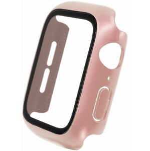 Okosóra tok FIXED Pure+ edzett üveggel a 40 mm-es Apple Watch okosórához - rózsaszín
