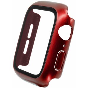 Okosóra tok FIXED Pure+ edzett üveggel a 40 mm-es Apple Watch okosórához - piros