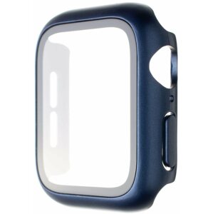 Okosóra tok FIXED Pure+ Tok temperált üveggel a 41 mm-es Apple Watchhoz - kék