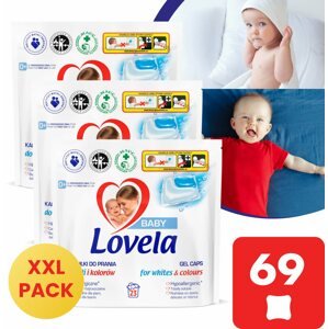 Mosókapszula LOVELA Baby mosógél kapszula 3 × 23 db
