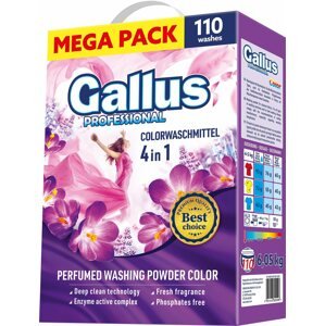 Prací prášek GALLUS PROFESIONAL Color 6,05 kg (110 praní)