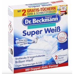 Színfogó kendő DR. BECKMANN mosogatótörlő fehér 2×40 g