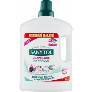 Fertőtlenítő mosószeradalék SANYTOL fehér virág illatú fertőtlenítő mosószer 1,5 l (33 mosás)