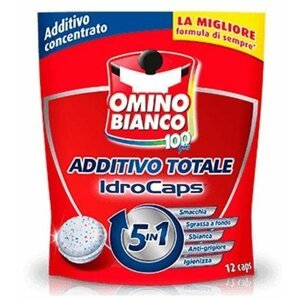 Folttisztító OMINO BIANCO Additivo Totale IdroCaps folteltávolító 12 db