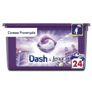 Mosókapszula DASH & Lenor Caresse Provencale Universal 24 db