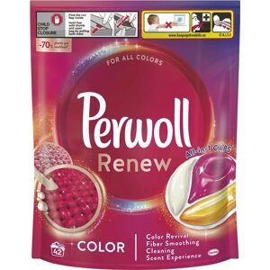 Mosókapszula PERWOLL Renew & Care Caps Color 42 db