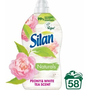 Bio öblítő SILAN Naturals Peony & White Tea Scent öblítő 1,45 l (58 mosás)