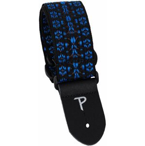 Gitár heveder PERRIS LEATHERS 289 Poly Pro Black And Blue Hootenanny