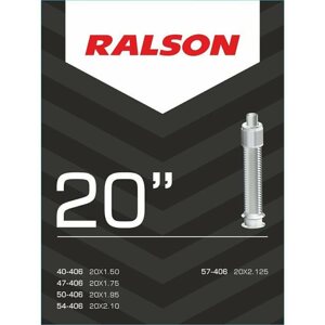 Kerékpár belső RALSON 20x1,75/2,125 DV, 406x47/57