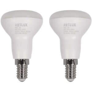 LED izzó RETLUX REL 28 LED R50 2x6W E14 WW
