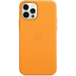Telefon tok Apple iPhone 12/12 Pro kaliforniai pipacs bőr MagSafe tok