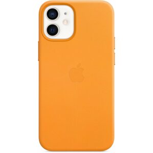 Telefon tok Apple iPhone 12 Mini kaliforniai pipacs bőr MagSafe tok
