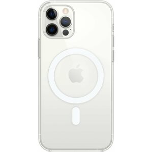 Telefon tok Apple iPhone 12/12 Pro átlátszó szilikon MagSafe tok