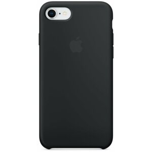 Telefon tok Apple iPhone 8/7 fekete szilikon tok