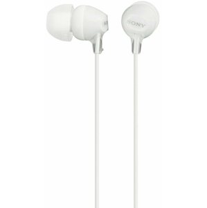 Fej-/fülhallgató Sony MDR-EX15LP, fehér