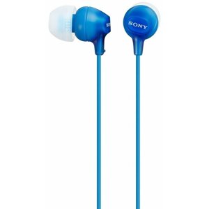 Fej-/fülhallgató Sony MDR-EX15LP, kék