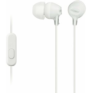 Fej-/fülhallgató Sony MDR-EX15AP, fehér