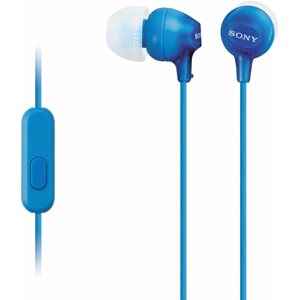 Fej-/fülhallgató Sony MDR-EX15AP, kék