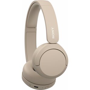 Vezeték nélküli fül-/fejhallgató Sony Bluetooth WH-CH520, bézs, 2023-as modell