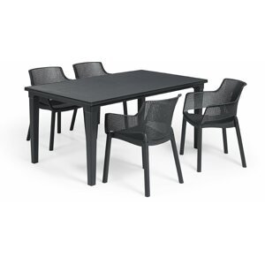 Kerti bútor KETER Kerti bútor szett FUTURA/ELISA 1 asztal + 4 szék