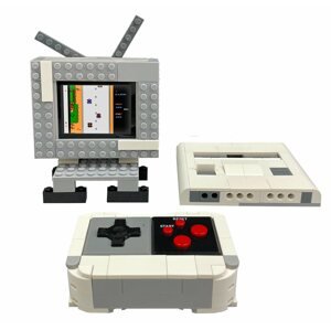 Konzol Millennium Bricks Console Arcade - retro konzol, összerakós