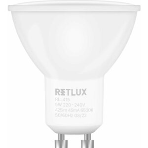 LED izzó RETLUX RLL 415 GU10 bulb 5W DL