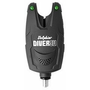 Elektromos kapásjelző Delphin Detector Diver 9V zöld