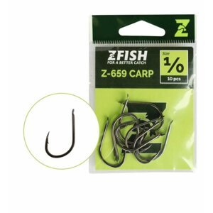 Horog Zfish Carp Hooks Z-659 1/0-ás méret 10 db