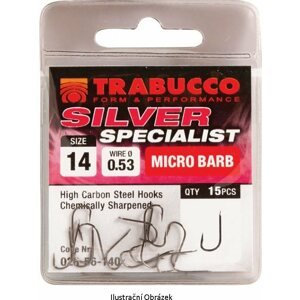 Horog Trabucco Silver Specialist 18-as méret 15 db