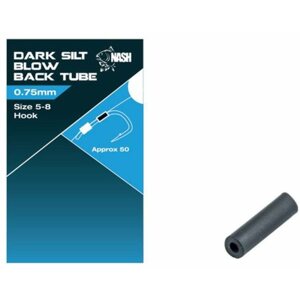 Cső Nash Blow Back Tube Dark Silt 0,75 mm Méret 5-8 50db