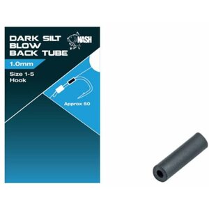 Cső Nash Blow Back Tube Dark Silt 1mm méret 2-5 50db
