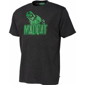Póló MADCAT Clonk Teaser T-Shirt Dark Grey Melange M méret