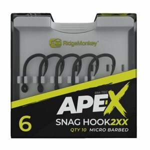 Horog RidgeMonkey Ape-X Snag Hook 2XX Barbed 10ks
