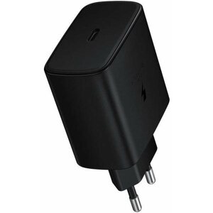 Hálózati adapter Samsung Quickcharge USB-C 45 W Úti töltő Fekete (OOB Bulk)