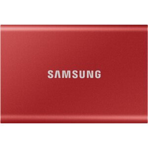Külső merevlemez Samsung Portable SSD T7 2TB piros