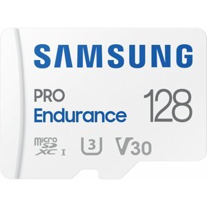 Memóriakártya Samsung MicroSDXC 128GB PRO Endurance + SD adapter