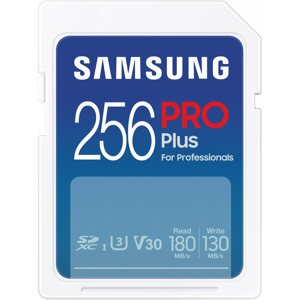 Memóriakártya Samsung SDXC 256 GB PRO PLUS + USB adapter (2023)