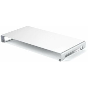 Monitor emelvény Satechi Slim Aluminum Monitor Stand - Silver
