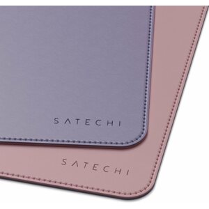 Egérpad Satechi dual sided Eco-leather Deskmate - Pink/Purple