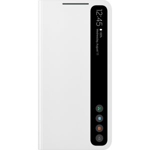 Mobiltelefon tok Samsung Galaxy S21 FE 5G fehér Clear View flip tok