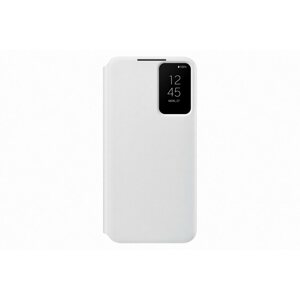 Mobiltelefon tok Samsung Galaxy S22+ 5G fehér Clear View flip tok