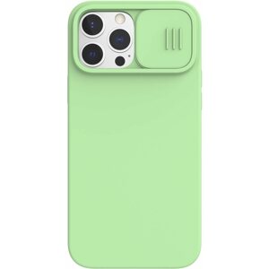 Telefon tok Nillkin CamShield Silky Magnetic Apple iPhone 13 Pro Max Mint Green tok