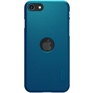 Telefon tok Nillkin Super Frosted hátlap Apple iPhone SE 2022/2020 Peacock Blue készülékhez (With Logo Cutout)