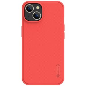 Telefon tok Nillkin Super Frosted PRO Apple iPhone 14 Plus hátlap tok - piros (Logó kivágás nélkül)