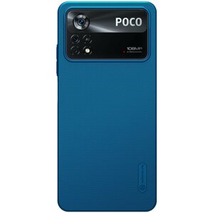 Telefon tok Nillkin Super Frosted Poco X4 Pro 5G pávakék hátlap tok