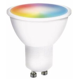 LED izzó Solight LED SMART WIFI izzó, GU10, 5W, RGB, 400lm