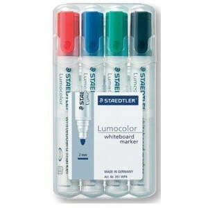 Dekormarker STAEDTLER Lumocolor 351 2mm - 4 színű szett